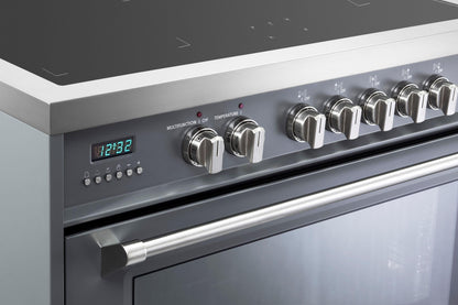Verona VDFSIE365SG Designer 36" Induction Single Oven Range - Slate Gray