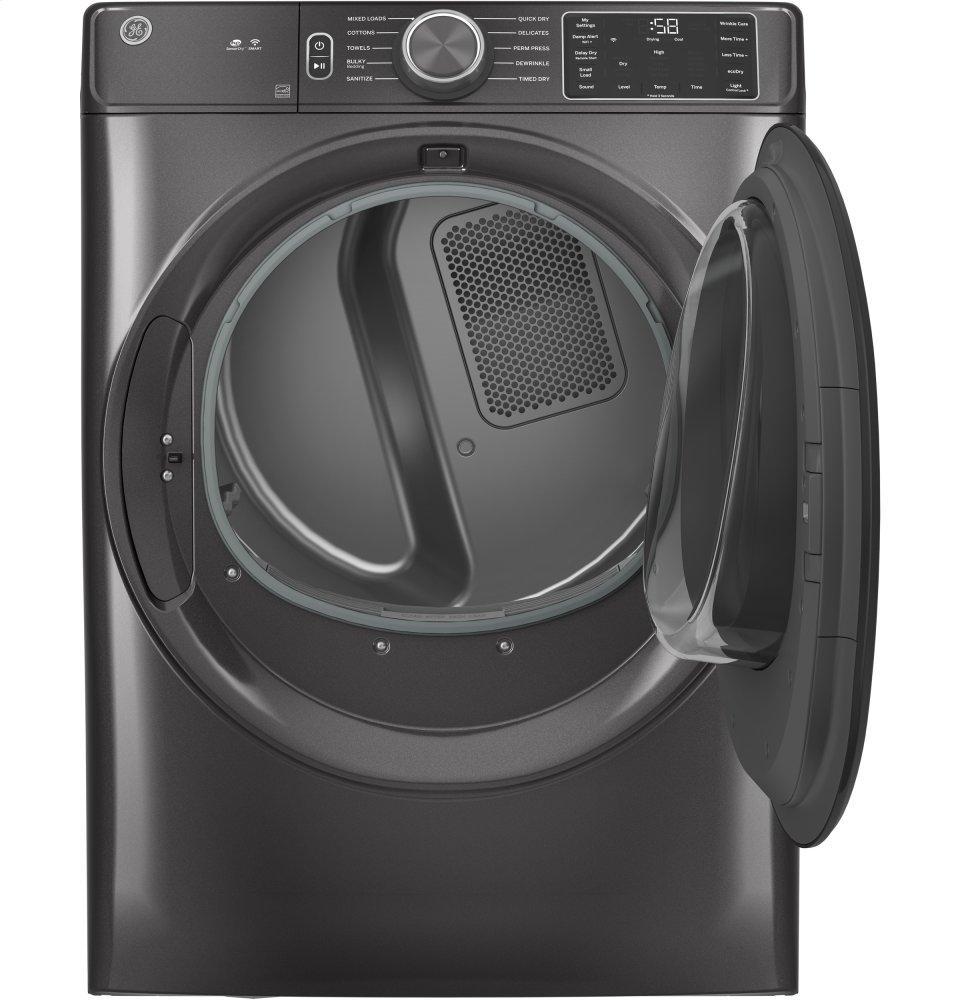 GE® 7.8 cu. ft. Capacity Smart Front Load Electric Dryer with Sanitize Cycle