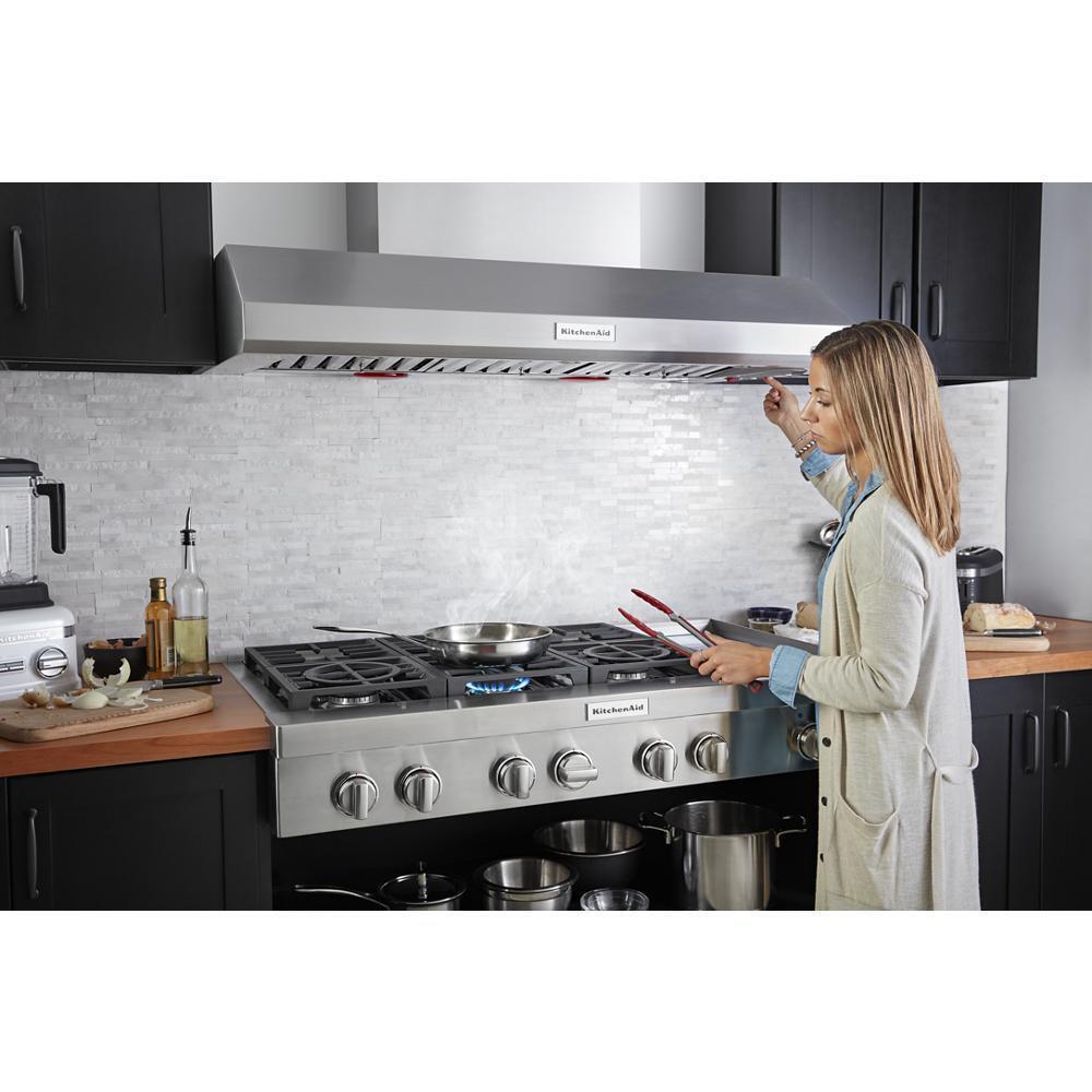 KCGC558JSS KitchenAid® 48'' 6-Burner Commercial-Style Gas Rangetop with Griddle