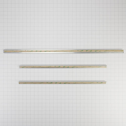 Whirlpool W10675028 34" Slide-in Range Trim Kit, Stainless Steel, with (3) trim pieces, and installation instructions