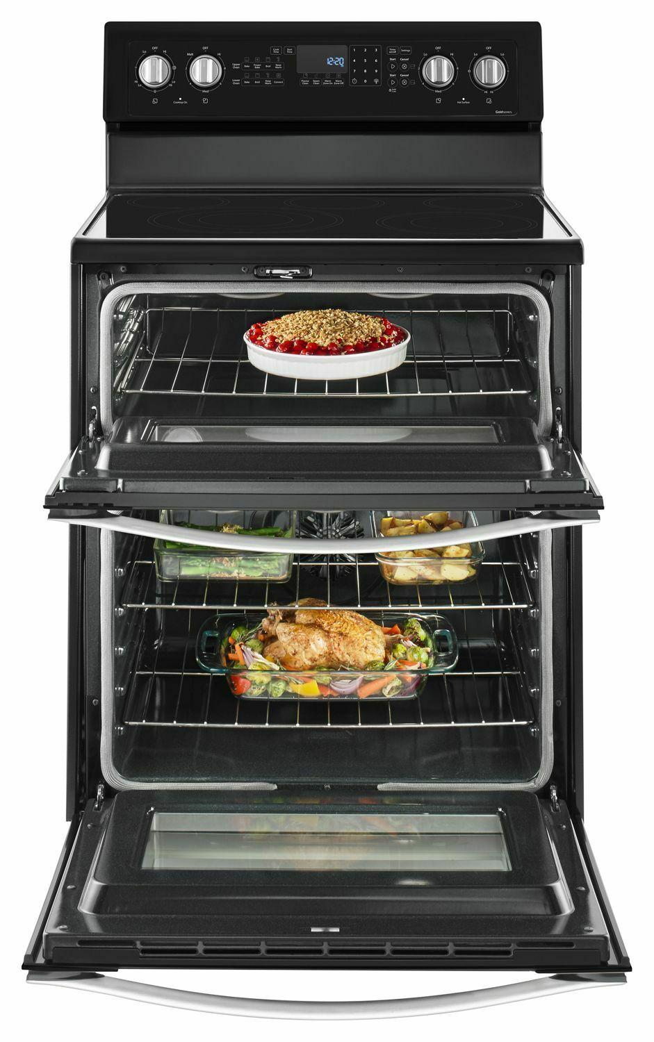 Whirlpool WGE745C0FE 6.7 Cu. Ft. Electric Double Oven Range with True Convection