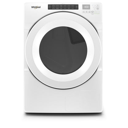 Whirlpool WHD560CHW 7.4 cu.ft Front Load Heat Pump Dryer with Intiutitive Touch Controls, Advanced Moisture Sensing