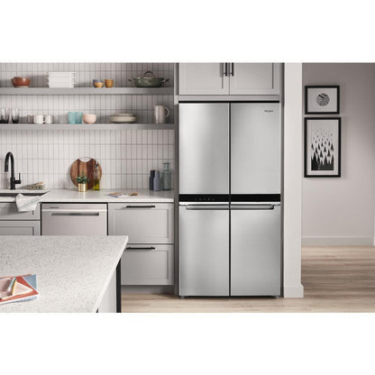 Whirlpool WRQA59CNKZ 36-inch Wide Counter Depth 4 Door Refrigerator - 19.4 cu. ft.