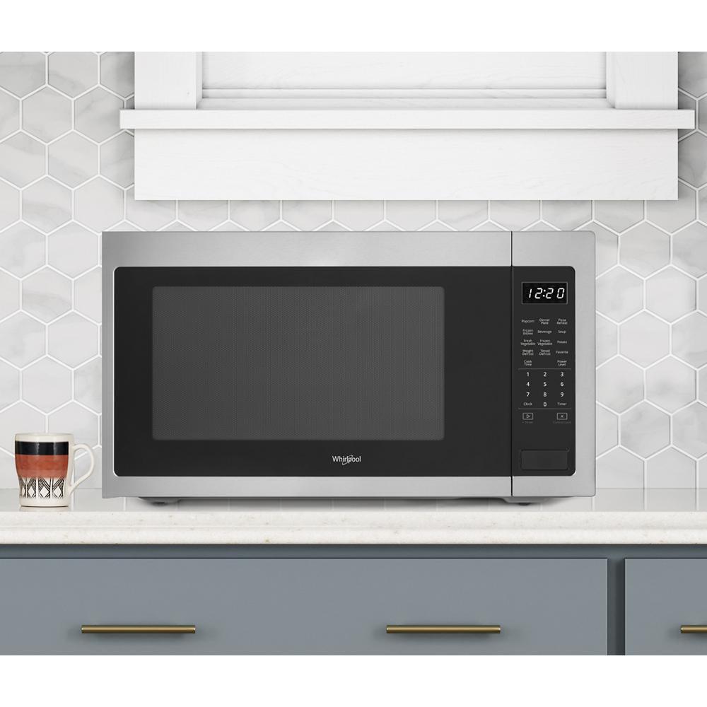 Whirlpool 2.2 cu. ft. Countertop Microwave with 1,200-Watt Cooking Power