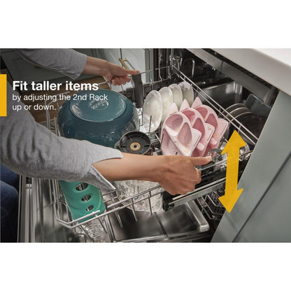 Whirlpool WDTA50SAKV 24 Stainless Steel Dishwasher with AI Intelligent Wash - 47 dBA