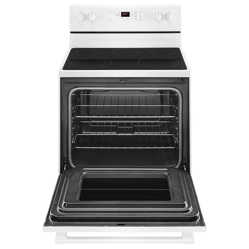 Maytag 30-Inch Wide Electric Range With Shatter-Resistant Cooktop - 5.3 Cu. Ft.