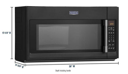 Maytag MMV4206HK Over-The-Range Microwave With Interior Cooking Rack - 2.0 Cu. Ft.