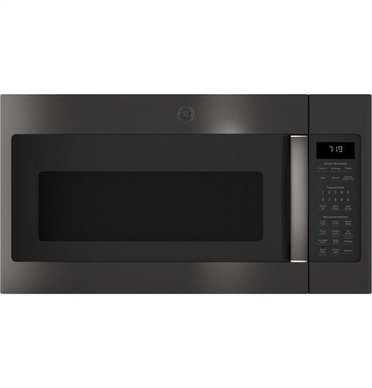 JNM7196BLTS GE® 1.9 Cu. Ft. Over-the-Range Sensor Microwave Oven with Recirculating Venting