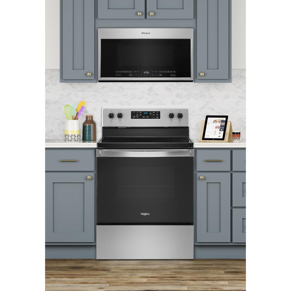 Whirlpool 5.3 cu. ft. Whirlpool® electric range with Frozen Bake™ technology