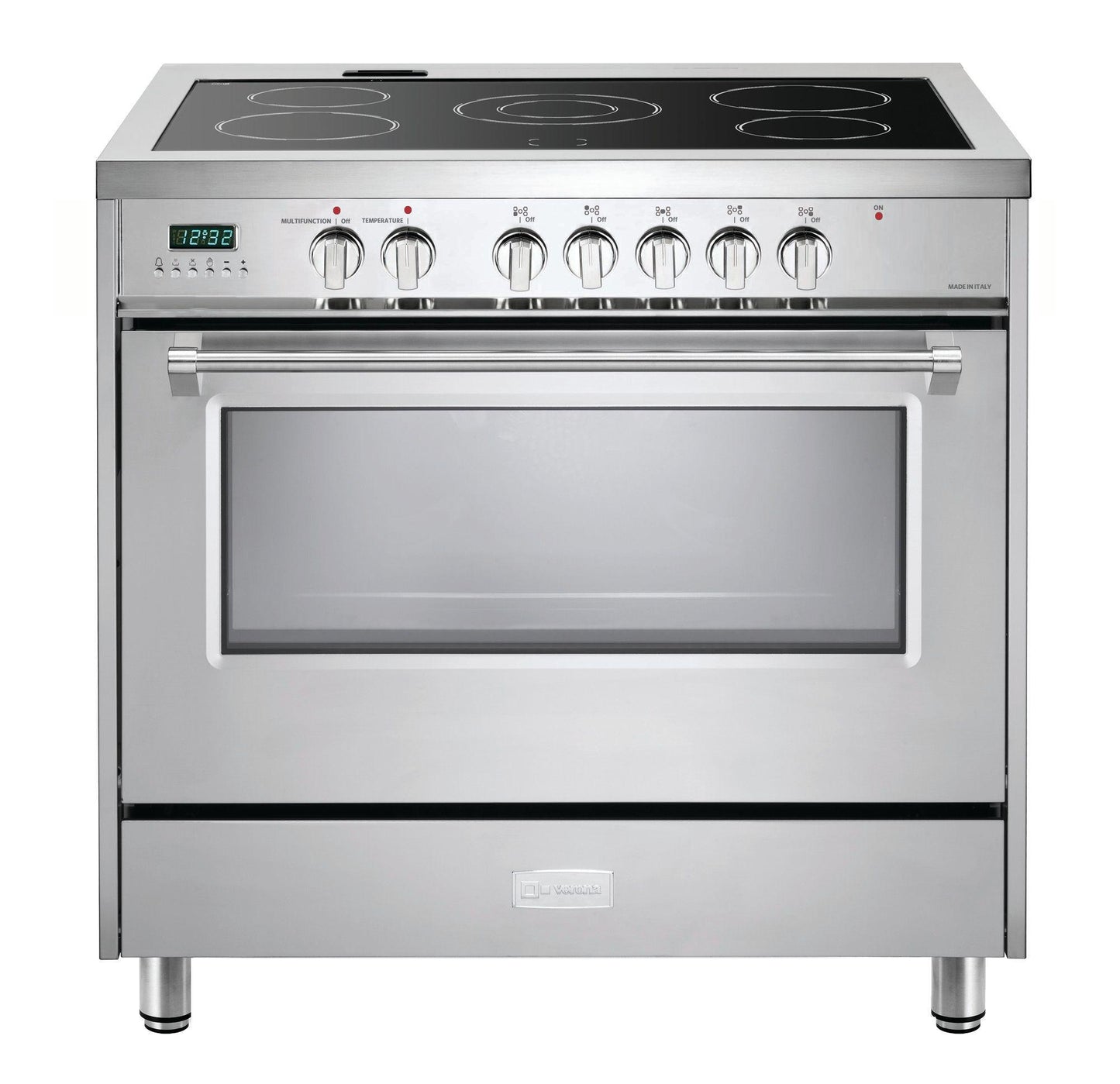 Verona VDFSEE365SS Designer 36" Electric Glass Top Range - Stainless Steel