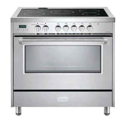 Verona VDFSEE365SS Designer 36" Electric Glass Top Range - Stainless Steel