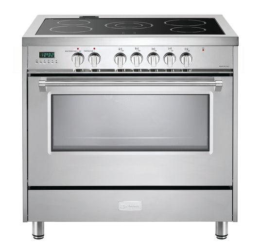 Verona VDFSEE365SS Designer 36" Electric Glass Top Range - Stainless Steel