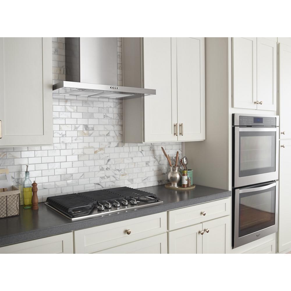 Whirlpool WVW57UC0FS 30" Stainless Steel Wall Mount Flat Range Hood