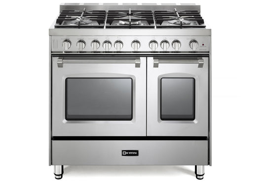 Verona VPFSGG365DSS Prestige 36" Gas Double Oven Range - Stainless Steel