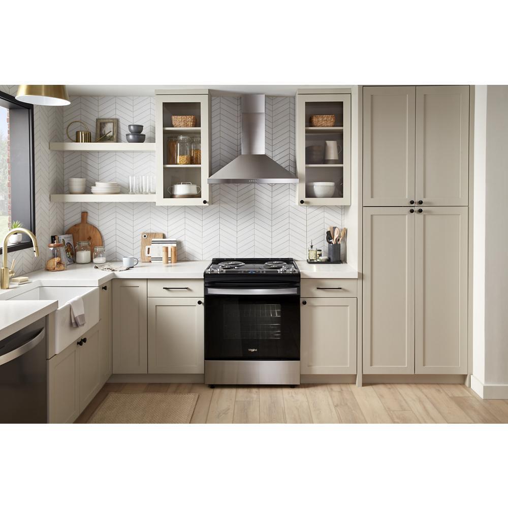 Whirlpool WEC310S0LS 4.8 Cu. Ft. Whirlpool® Electric Range with Frozen Bake™ Technology