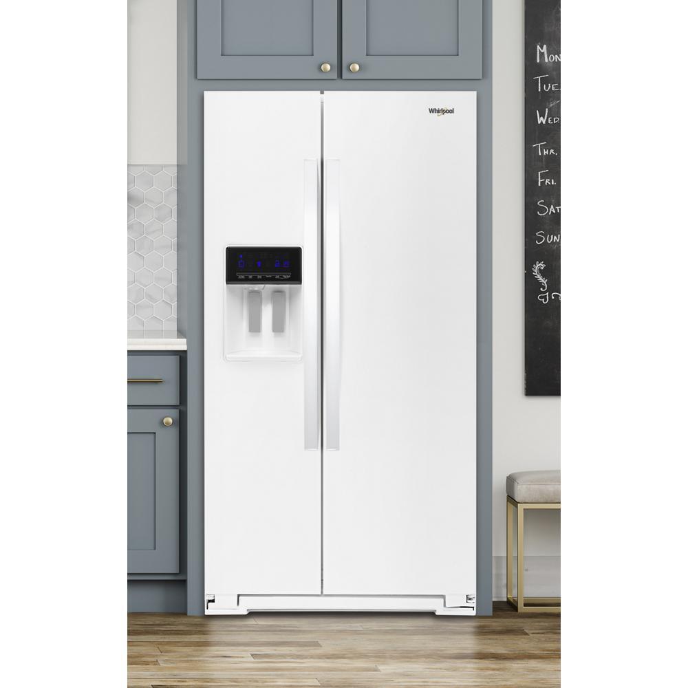 Whirlpool WRS588FIHW 36-inch Wide Side-by-Side Refrigerator - 28 cu. ft.