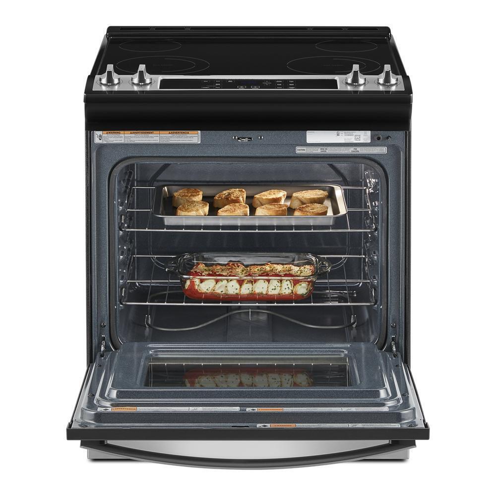 Whirlpool WEE515S0LS 4.8 Cu. Ft. Whirlpool® Electric Range with Frozen Bake™ Technology