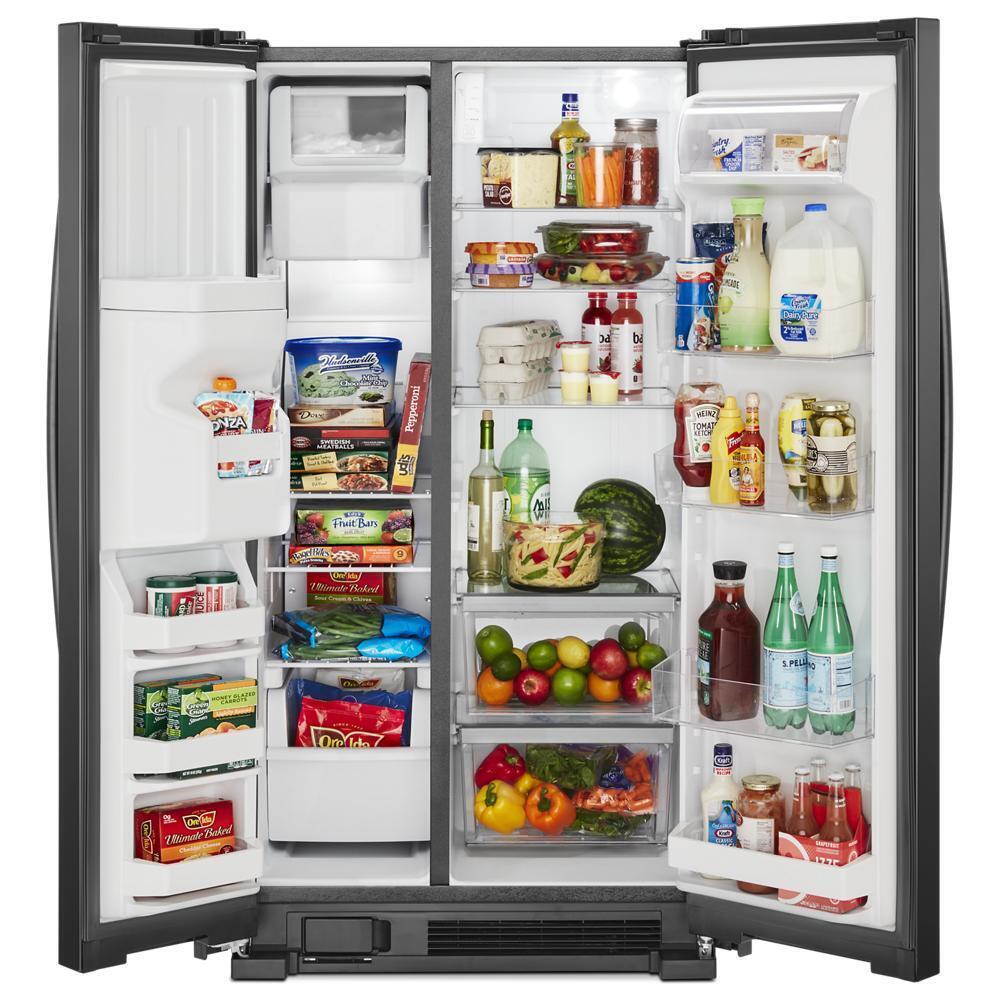 Whirlpool WRS311SDHB 33-inch Wide Side-by-Side Refrigerator - 21 cu. ft.