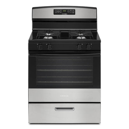 Amana AGR6303MMS 30-inch Gas Range with Bake Assist Temps