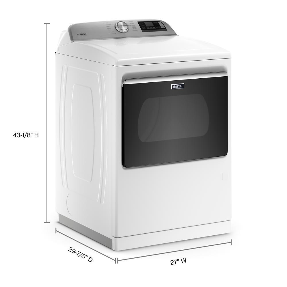 Maytag MGD7230HW Smart Top Load Gas Dryer with Extra Power - 7.4 cu. ft.