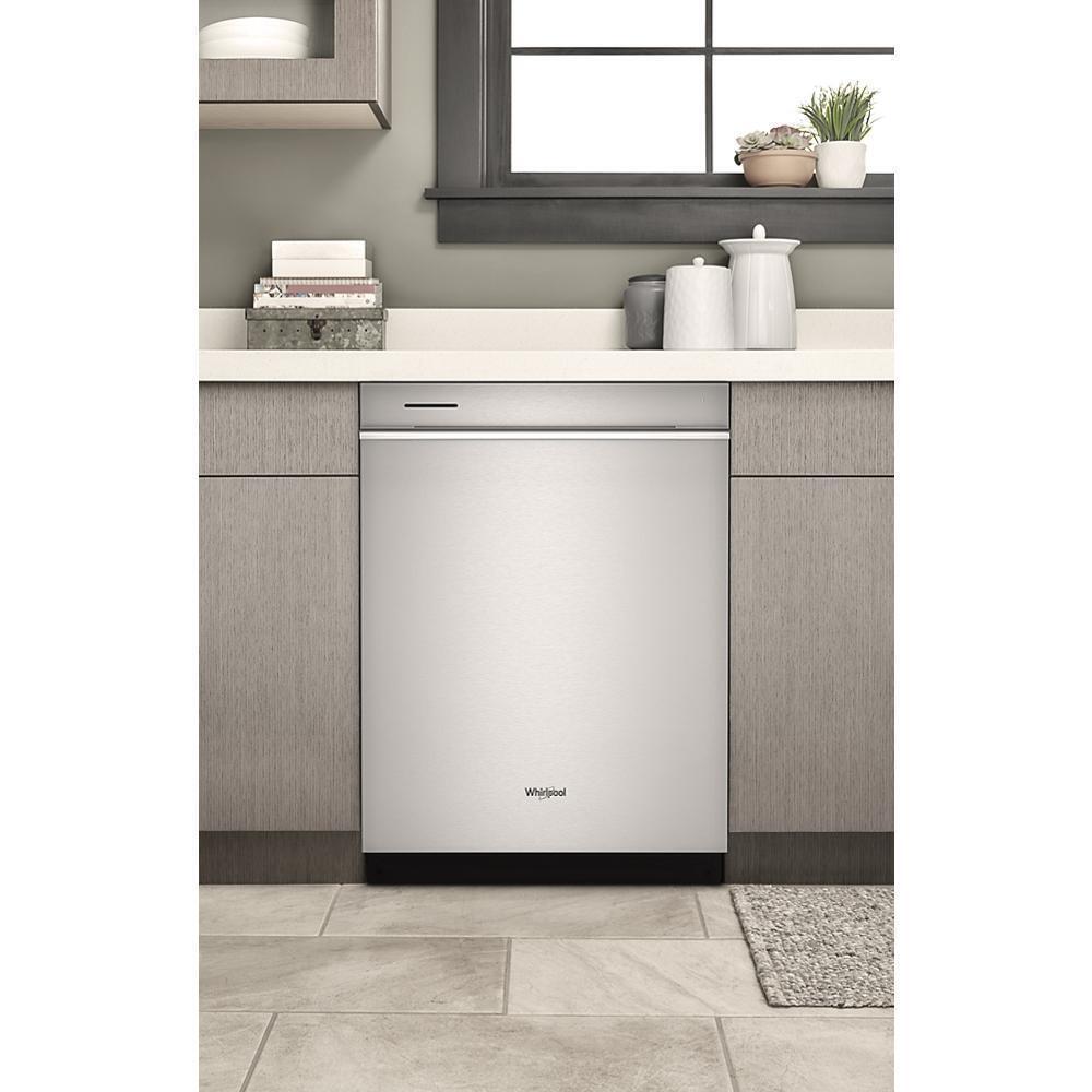 Whirlpool WDTA80SAKZ Fingerprint Resistant Quiet Dishwasher with 3rd Rack & Large Capacity