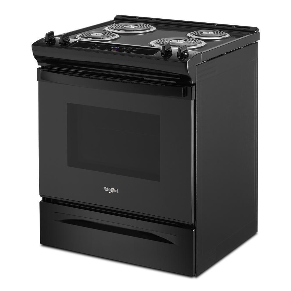 Whirlpool WEC310S0LB 4.8 Cu. Ft. Whirlpool® Electric Range with Frozen Bake™ Technology