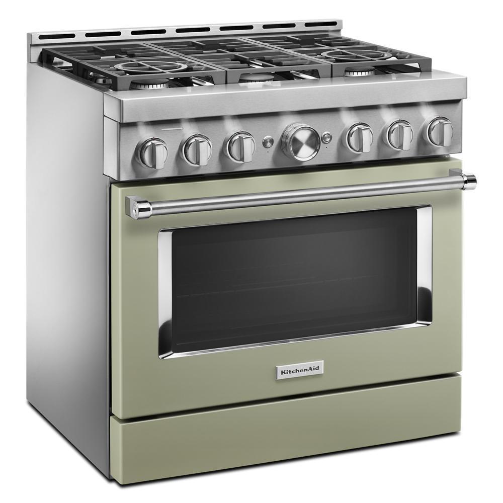 KFGC506JAV KitchenAid® 36'' Smart Commercial-Style Gas Range with 6 Burners