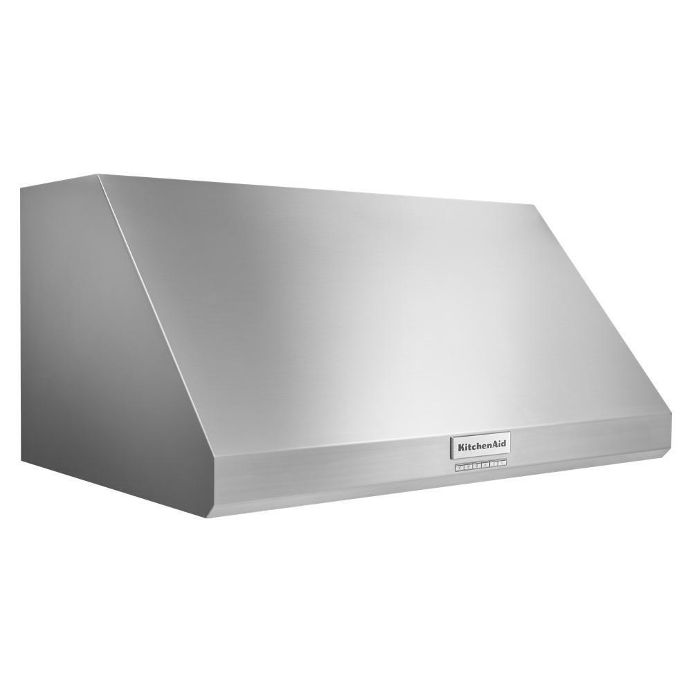 Kitchenaid KVWC906KSS 36" 585 or 1170 CFM Motor Class Commercial-Style Wall-Mount Canopy Range Hood