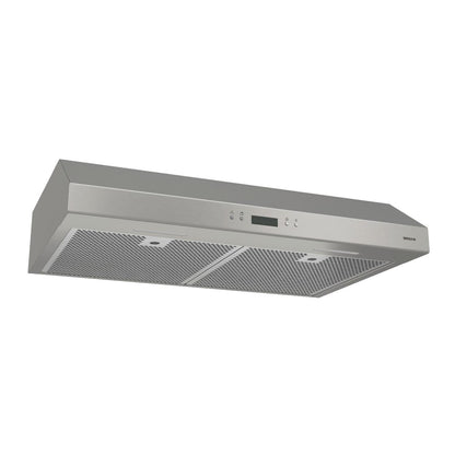 BCDJ136SS Broan® Glacier 36-Inch Convertible Under-Cabinet Range Hood, 450 Max Blower CFM, Stainless Steel