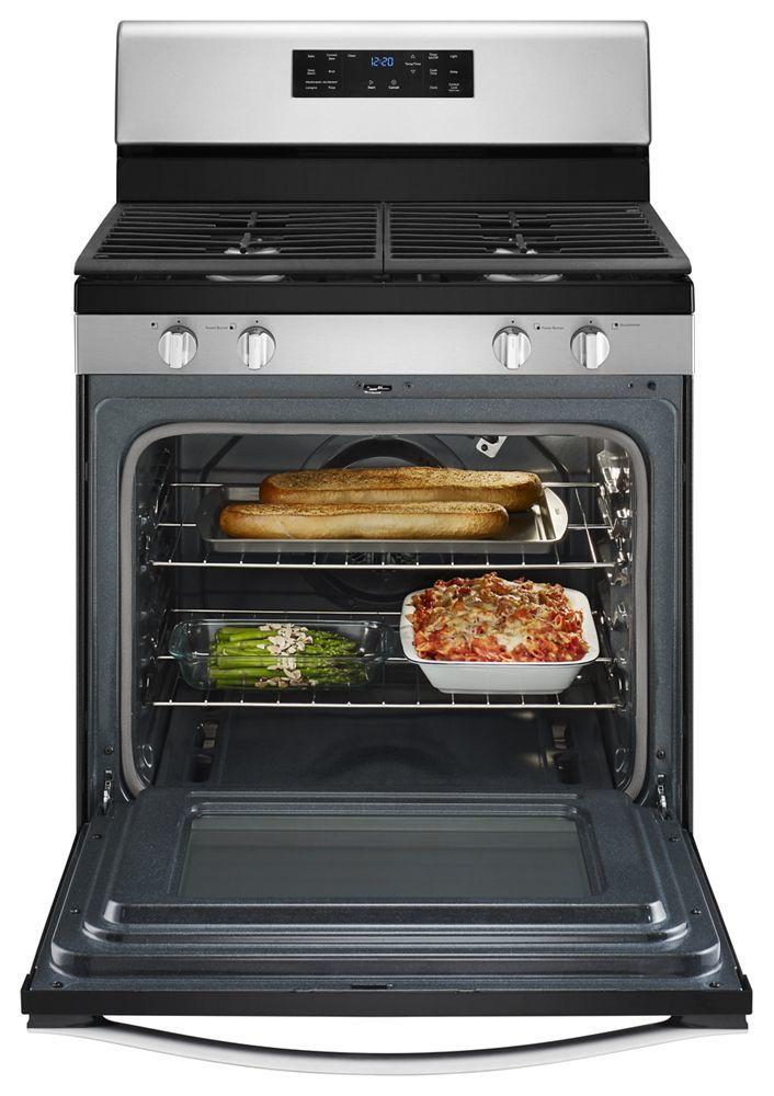 Whirlpool WFG520S0FS 5.0 cu. ft. Front Control Gas Range with Fan Convection Cooking