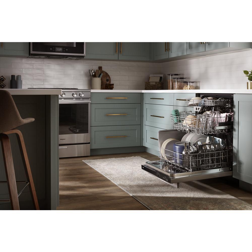 Whirlpool WDTA80SAKZ Fingerprint Resistant Quiet Dishwasher with 3rd Rack & Large Capacity