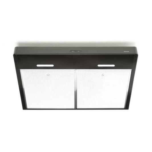 Broan BNDF130BL Tenaya 30-inch 300 CFM Black Under-Cabinet Range Hood with LED light