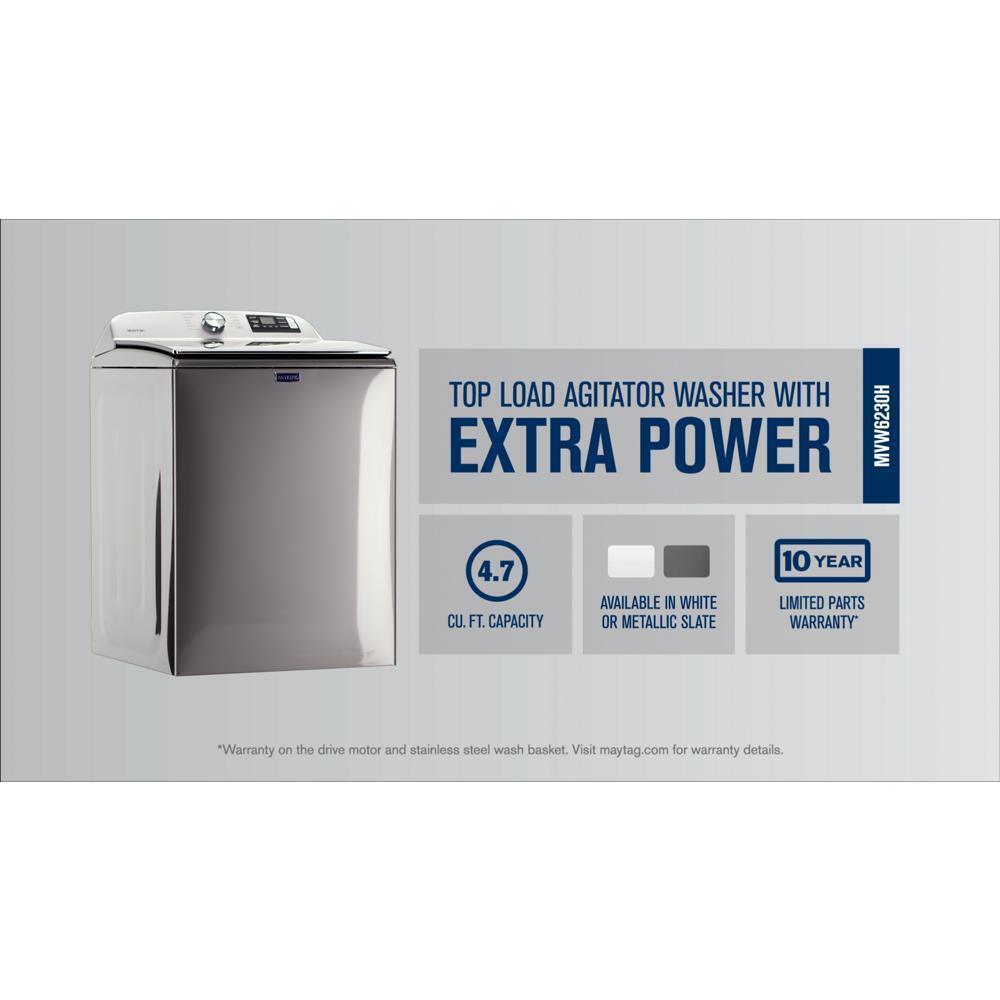 Maytag MVW6230HC Smart Top Load Washer with Extra Power - 4.7 cu. ft.