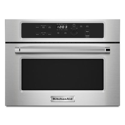 Kitchenaid KMBS104ESS 24" Built In Microwave Oven with 1000 Watt Cooking