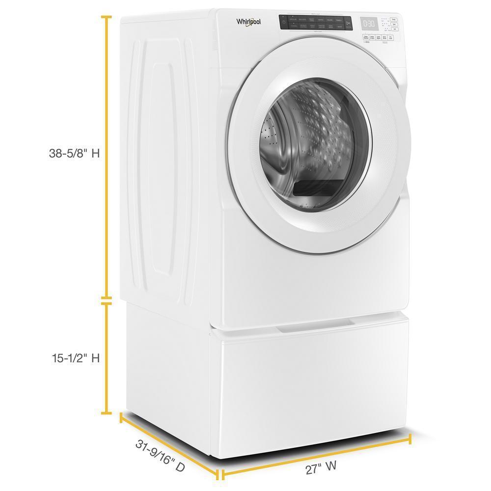 Whirlpool WFW560CHW 4.3 cu. ft. Closet-Depth Front Load Washer with Intuitive Controls