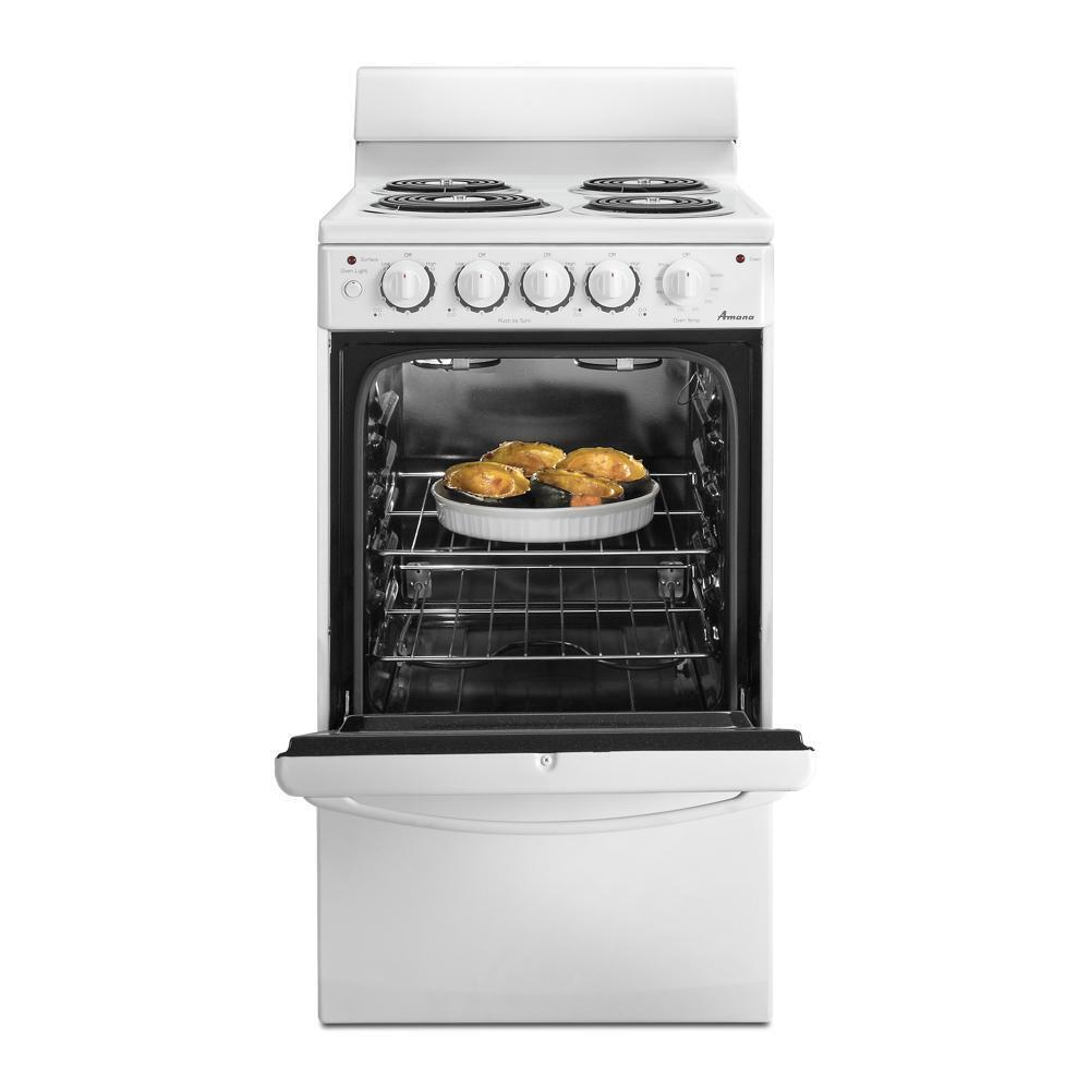 Amana 20-inch Amana® Electric Range Oven with Versatile Cooktop