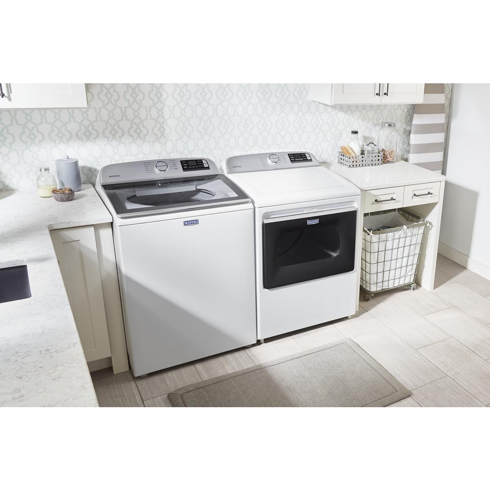 Maytag MED6230HW Smart Top Load Electric Dryer with Extra Power - 7.4 cu. ft.