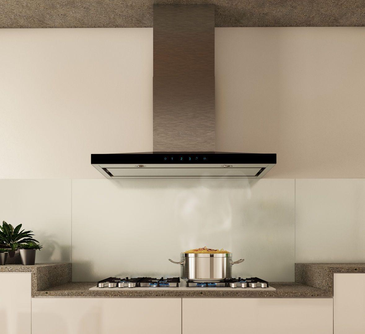 Elica ELG636S3 LUGANO Wall Mount Range Hood 36" wide - 600CFM