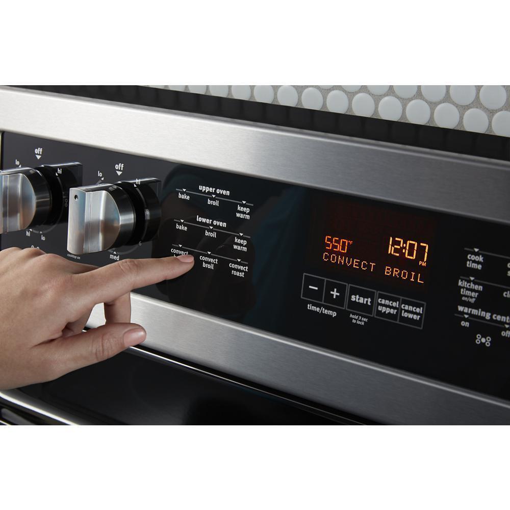 Maytag MET8800FZ 30-Inch Wide Double Oven Electric Range With True Convection - 6.7 Cu. Ft.