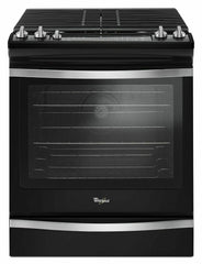 Whirlpool WEG745H0FE 5.8 Cu. Ft. Slide-In Gas Range with EZ-2-Lift™ Hinged Grates - Black Ice