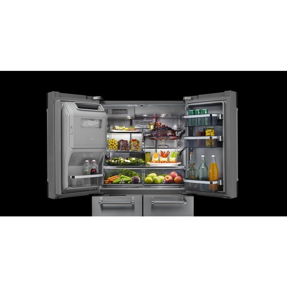 Kitchenaid KRMF706ESS 25.8 Cu. Ft. 36" Multi-Door Freestanding Refrigerator with Platinum Interior Design