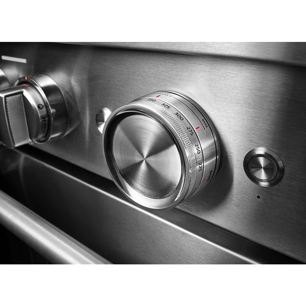 KFDC500JSS KitchenAid® 30'' Smart Commercial-Style Dual Fuel Range with 4 Burners