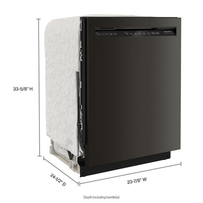 Kitchenaid KDFE204KBS Third Level Utensil Rack Dishwasher with 30+ Total Wash Jets, 39 dBA