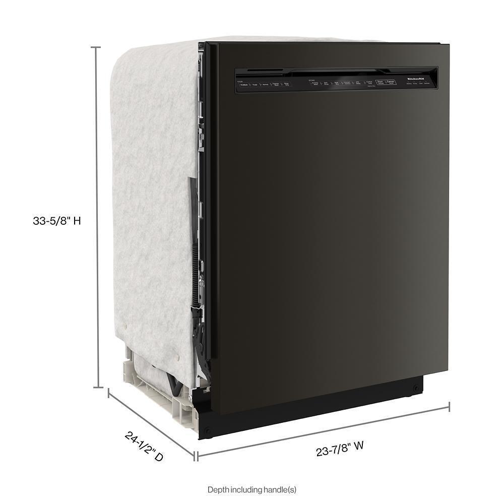 Kitchenaid KDFM404KBS 360(degree) Max Jets™ Third Rack Dishwasher with 50+ Total Wash Jets, 44 dBA