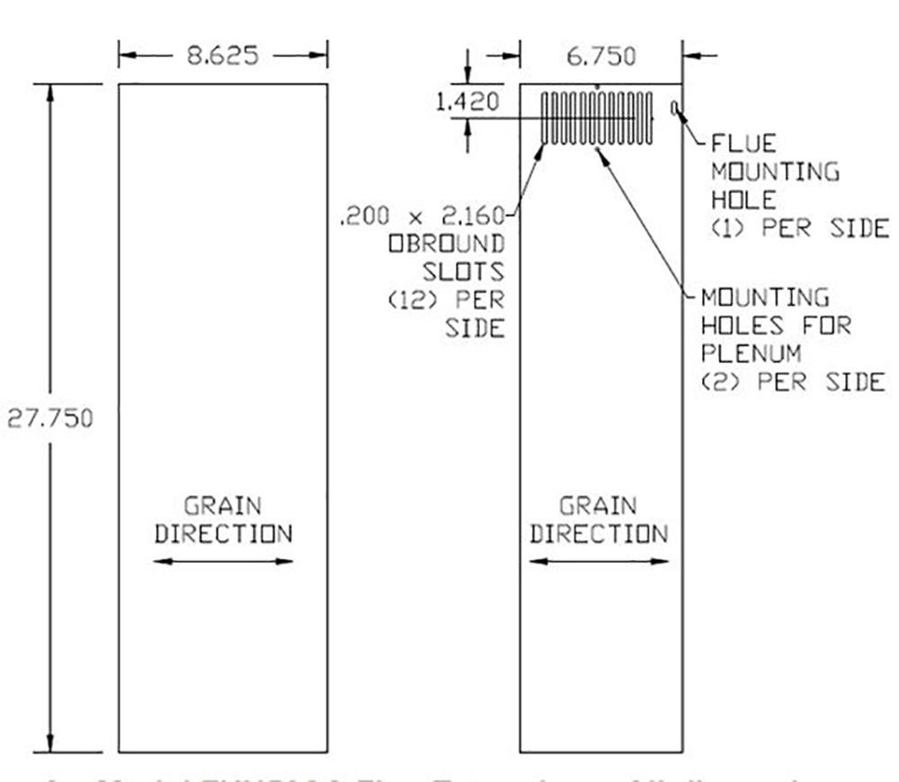 Broan Optional Flue Extension for B58 Range Hoods in Stainless Steel