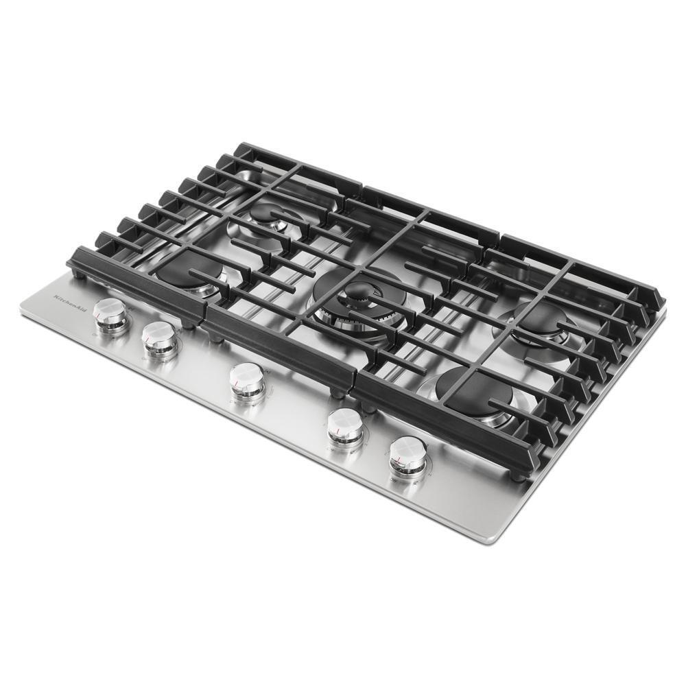 Kitchenaid KCGS550ESS 30" 5-Burner Gas Cooktop