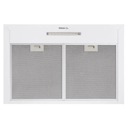 BROAN Broan(R) Elite EW48 Series 30-Inch Pyramidal Chimney Range Hood, 460 Max Blower CFM, White