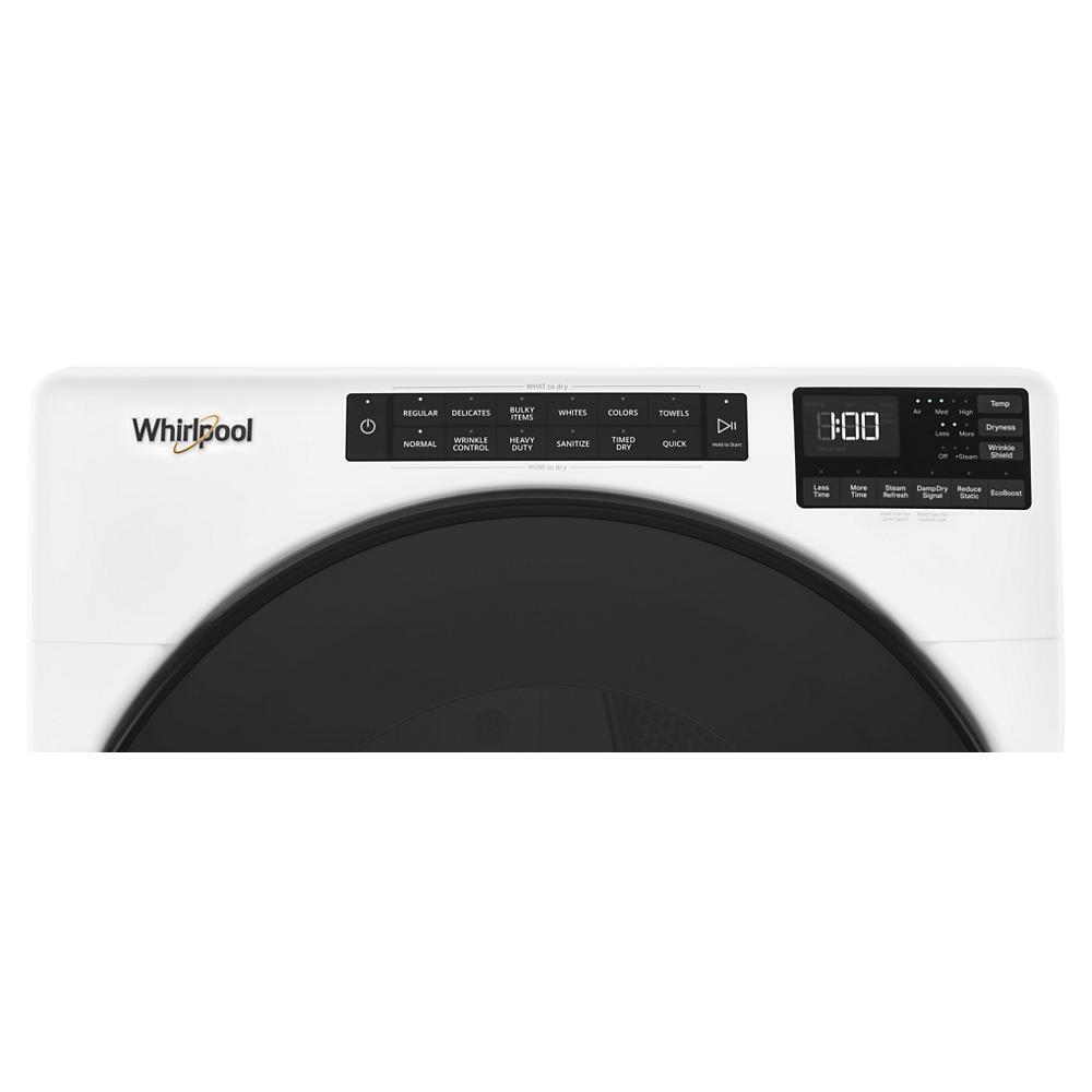 Whirlpool 7.4 Cu. Ft. Electric Wrinkle Shield Dryer with Steam