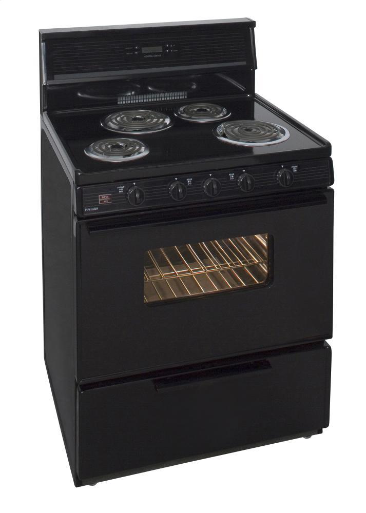 Premier EDK240BP 30 in. Freestanding Electric Range in Black