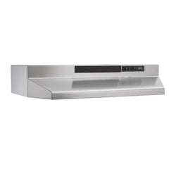 F403004 Broan® 30-Inch Convertible Under-Cabinet Range Hood, 230 Max Blower CFM, Stainless Steel